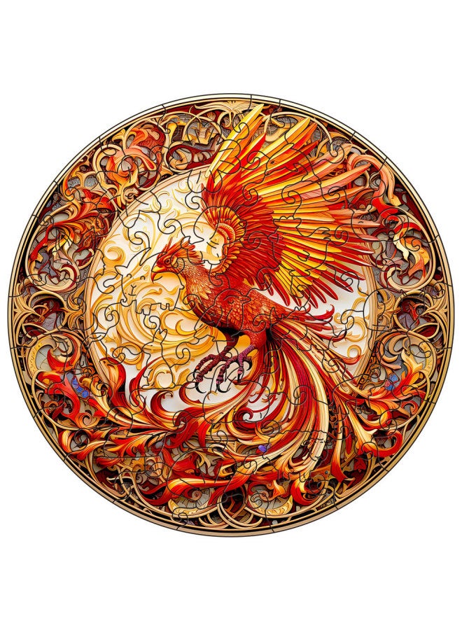 Hot Irregular Round Bird Shaped Animal Wooden Adult Puzzle Toy Independent Station Wholesale-Color:L-carton-H382 - Image 1